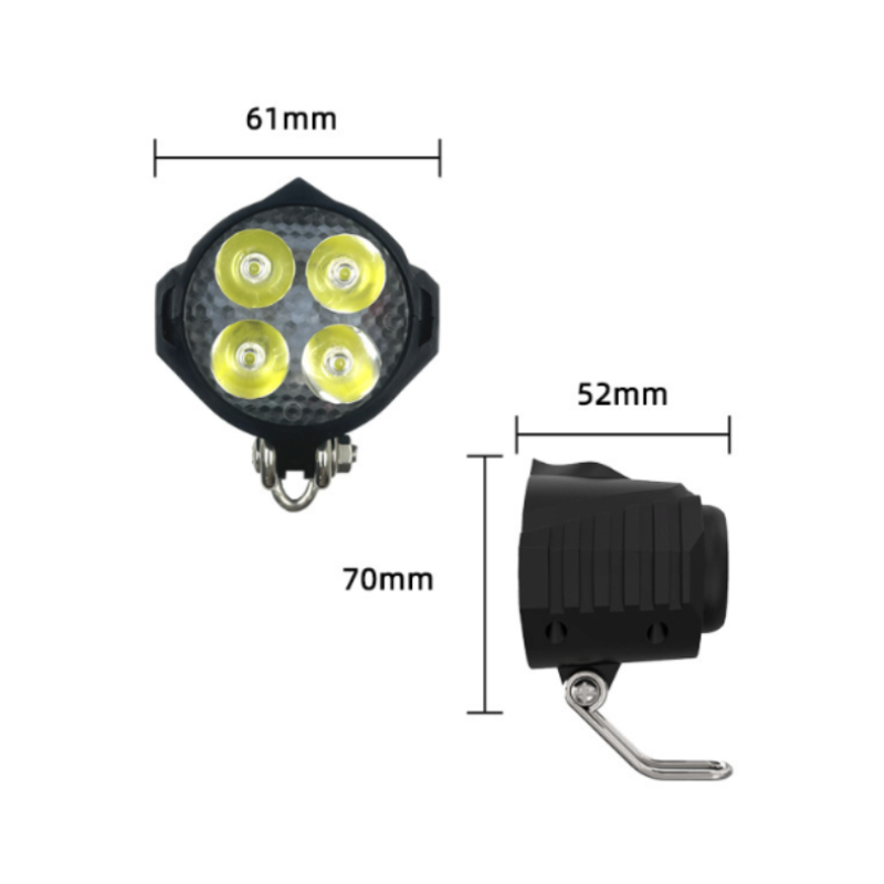 4 Leds Low Beam Front Light with Horn