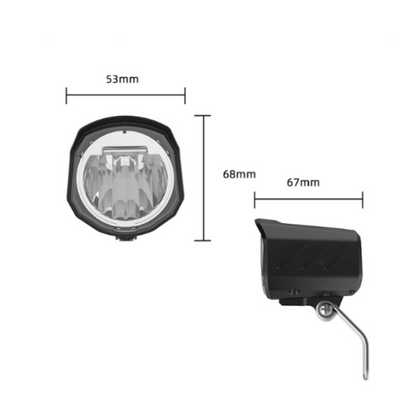 Strong Low Beam Front Light with Horn