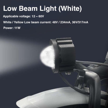 Low Beam Front Light with White & Yellow Light