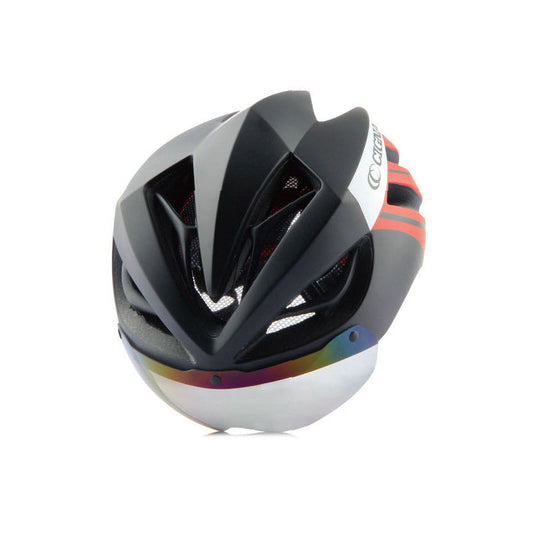 Bike Helmet With 13 Vents and Removable Visor