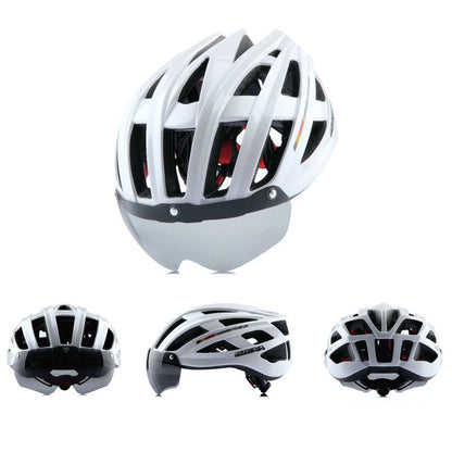 Bike Helmet with 26 Vents and Removable Visor