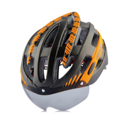 Bike Helmet with 24 Vents and Removable Visor