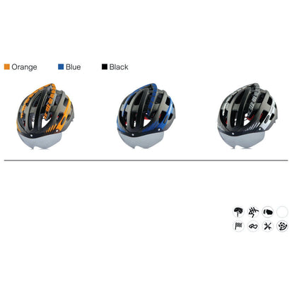 Bike Helmet with 24 Vents and Removable Visor