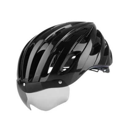 Bike Helmet with 27 Vents and Removable Visor