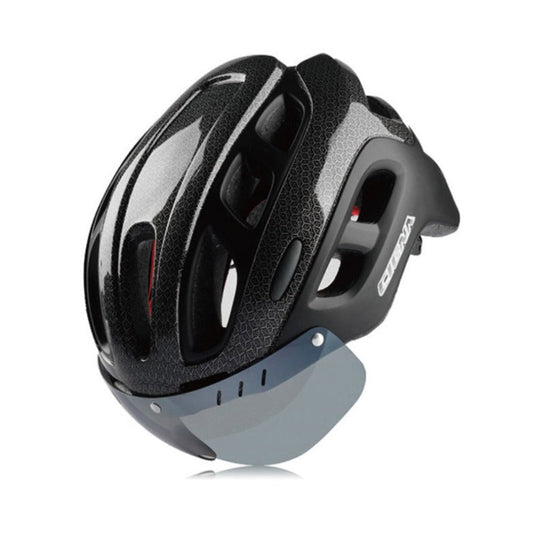 Bike Helmet with 18 Vents and Removable Visor