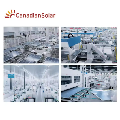 CanadianSolar 580W N Type Bifacial Double Glass Solar Panel