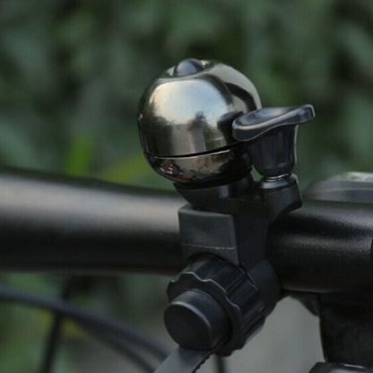 Small Brass Bike Bell With Adjustable Strap